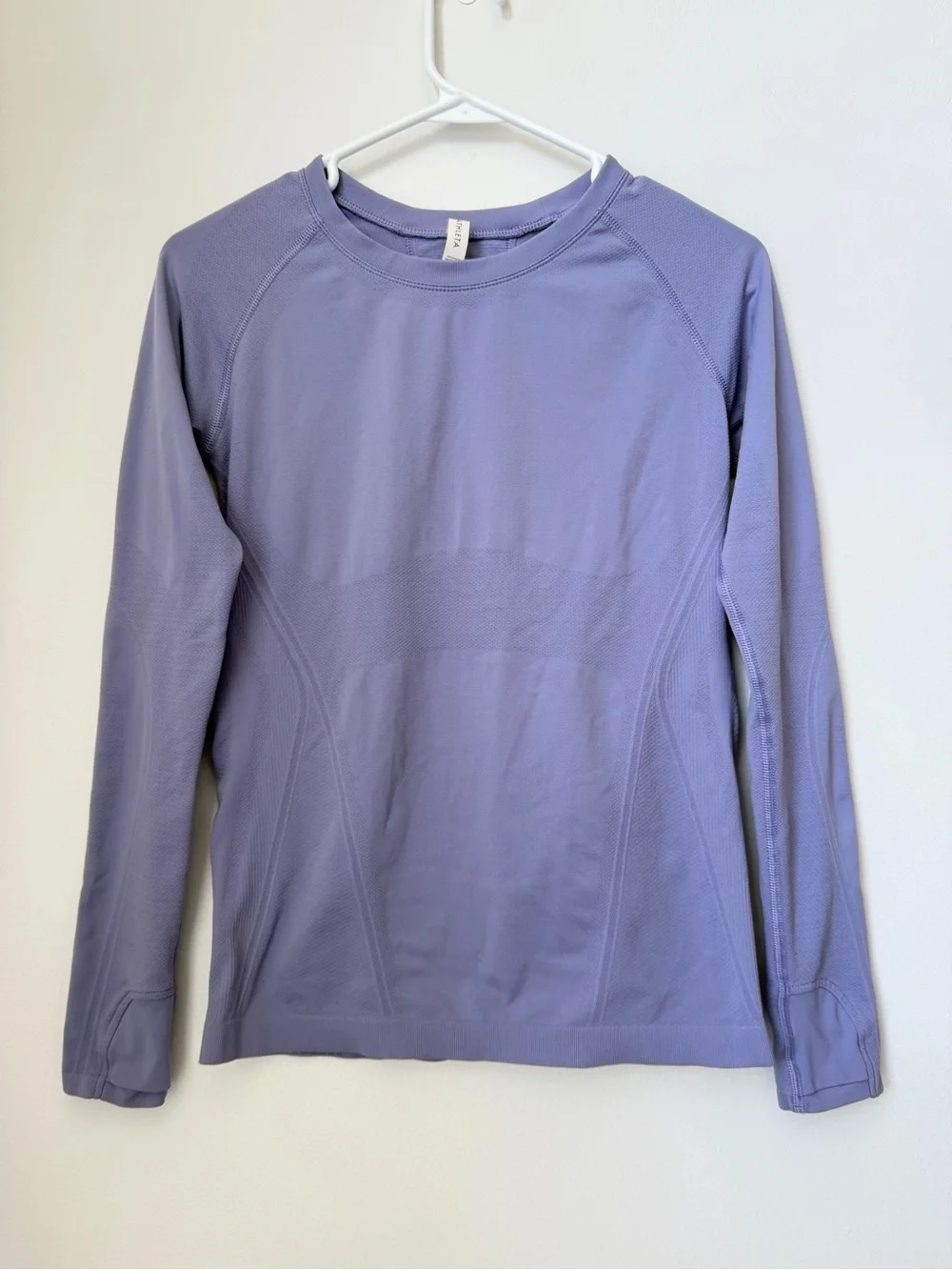 Athleta Momentum Long Sleeve Purple Athletic Top Size Small - Picture 2 of 6